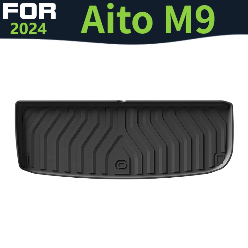 Car Floor Mat Rubber - Aito M9 2024 için Bagaj Paspası,
