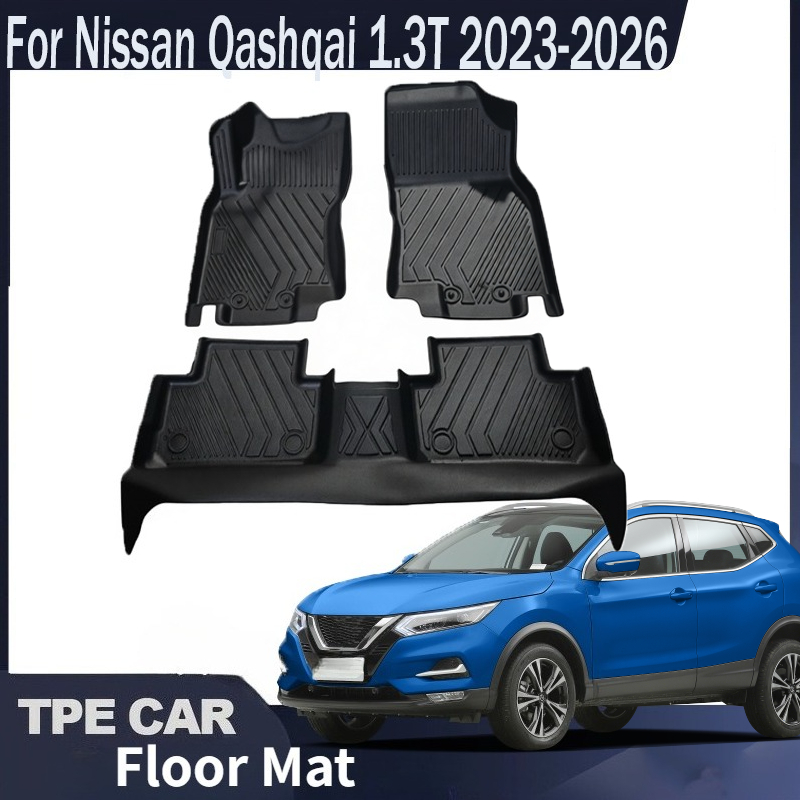 Car Floor Mat Rubber - Nissan Qashqai 1.3T 2023-2026 için Paspaslar