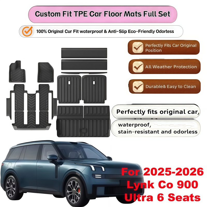 Car Floor Mat Rubber - 2025-2026 Lynk & Co 900 Ultra