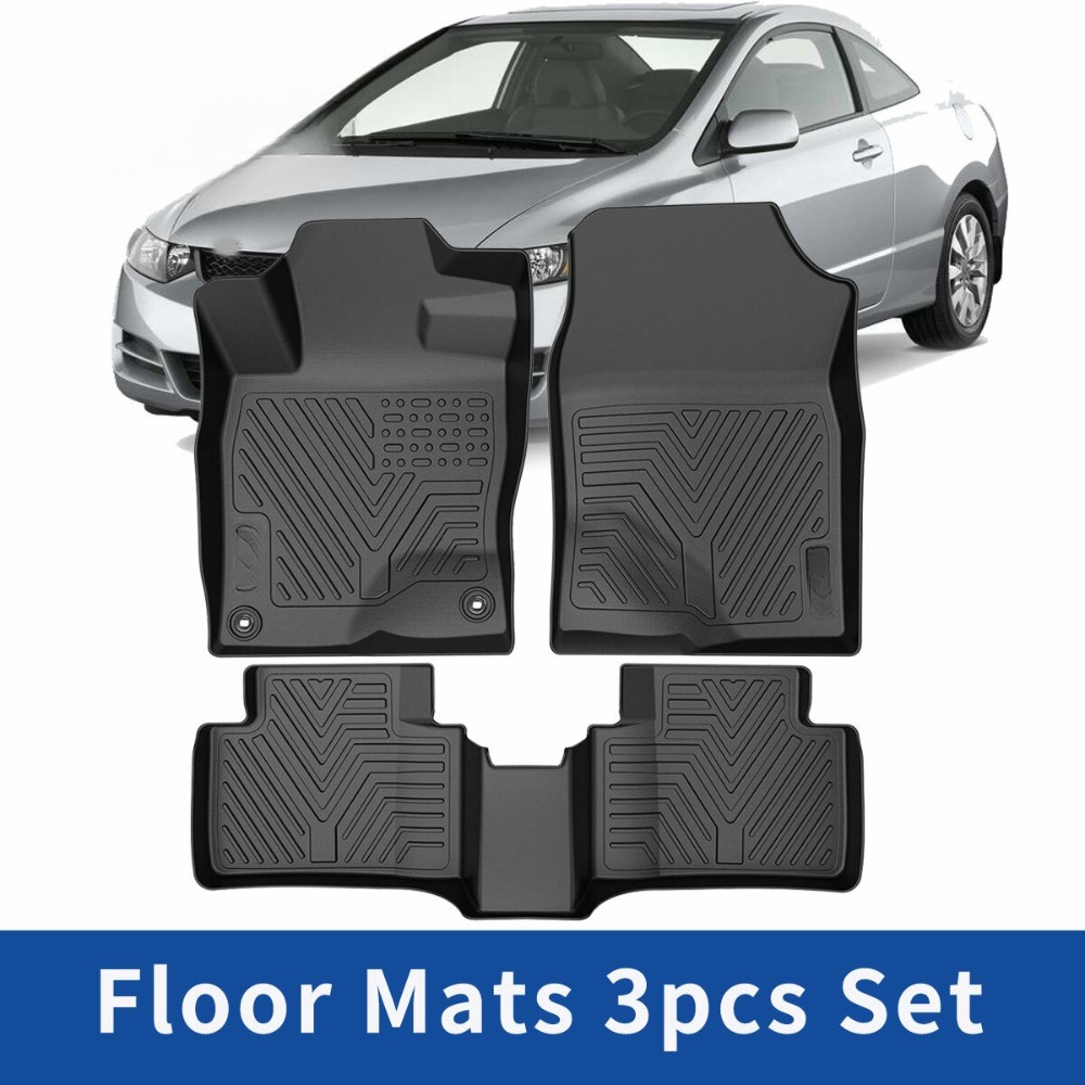 Car Floor Mat Rubber - 2016 - 2021 Honda Civic için