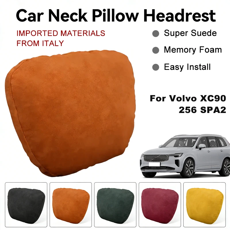 Volvo Car Accessories Xc90 - İtalya Süet Araba Boyun Desteği Yastık