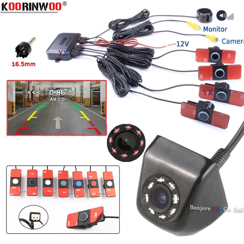 Car Accessories Near Me - Parktronik Yardım Araba 4'lü Arka Radar