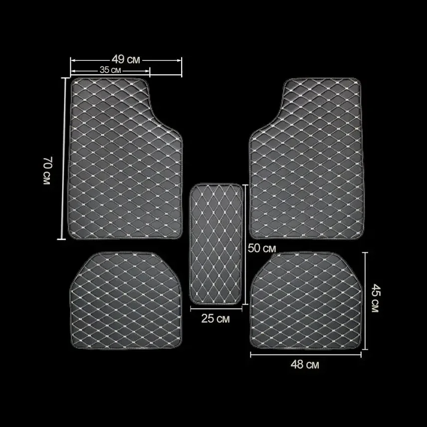 Araba paspasları 5 adet PU der - Car Floor Mat Rubber incelemesi ve fiyatı
