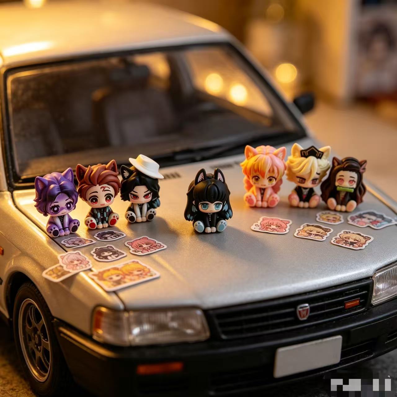 Demon Slayer Sevimli Chibi Fig - Car Accessories Decoration incelemesi ve fiyatı