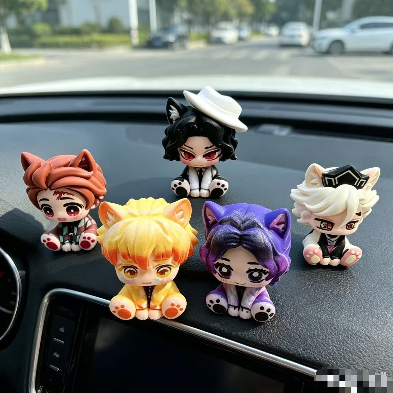 Demon Slayer Sevimli Chibi Fig - Car Accessories Decoration incelemesi ve fiyatı