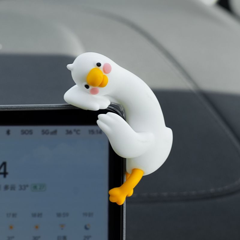 Sevimli Karikatür Beyaz Ördek  - Car Accessories Hanging incelemesi ve fiyatı