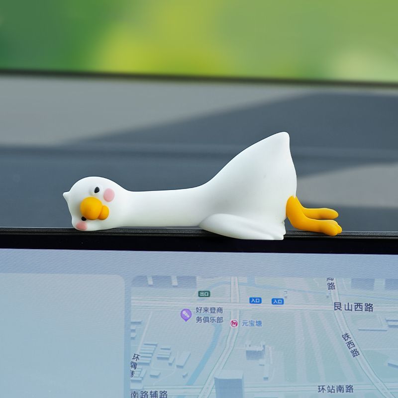 Sevimli Karikatür Beyaz Ördek  - Car Accessories Hanging incelemesi ve fiyatı