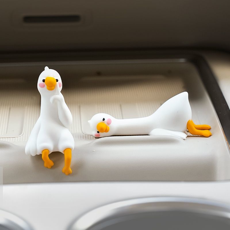 Sevimli Karikatür Beyaz Ördek  - Car Accessories Hanging incelemesi ve fiyatı