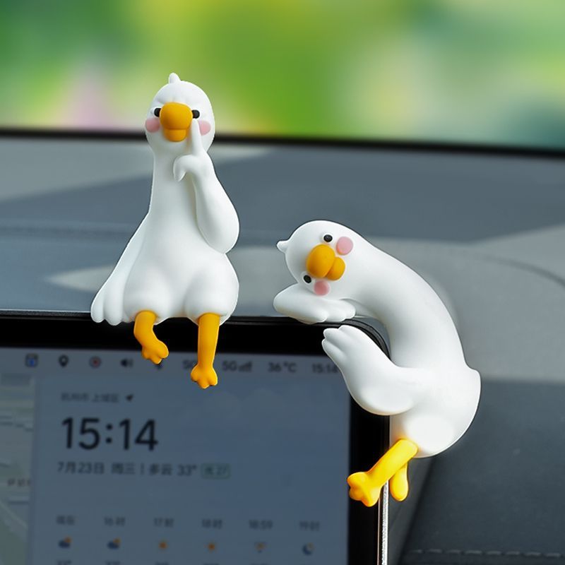 Sevimli Karikatür Beyaz Ördek  - Car Accessories Hanging incelemesi ve fiyatı