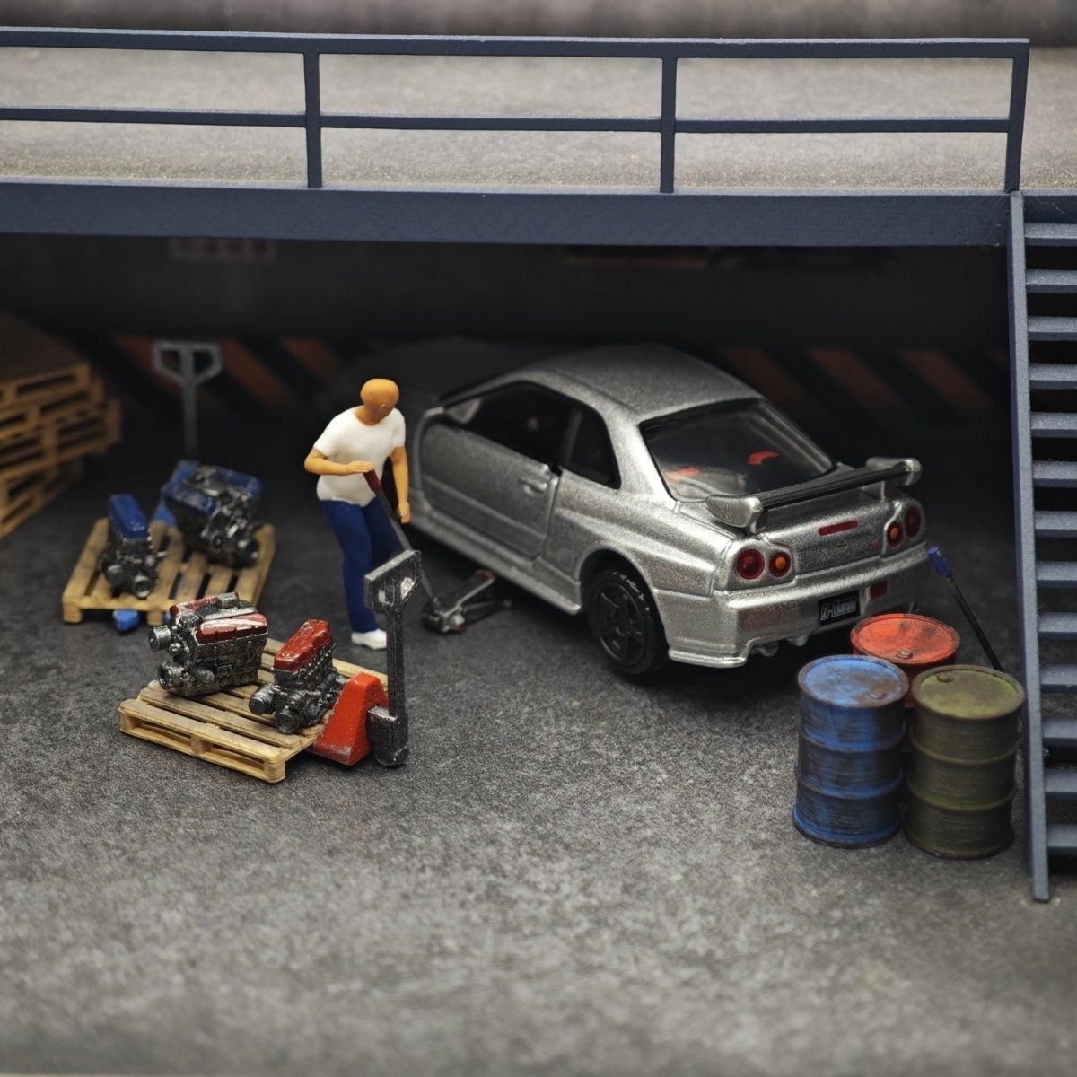 1:64 Araba Modeli Tamirhane Sa - Car Accessories Decoration incelemesi ve fiyatı