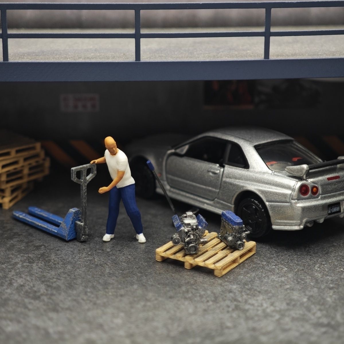 1:64 Araba Modeli Tamirhane Sa - Car Accessories Decoration incelemesi ve fiyatı