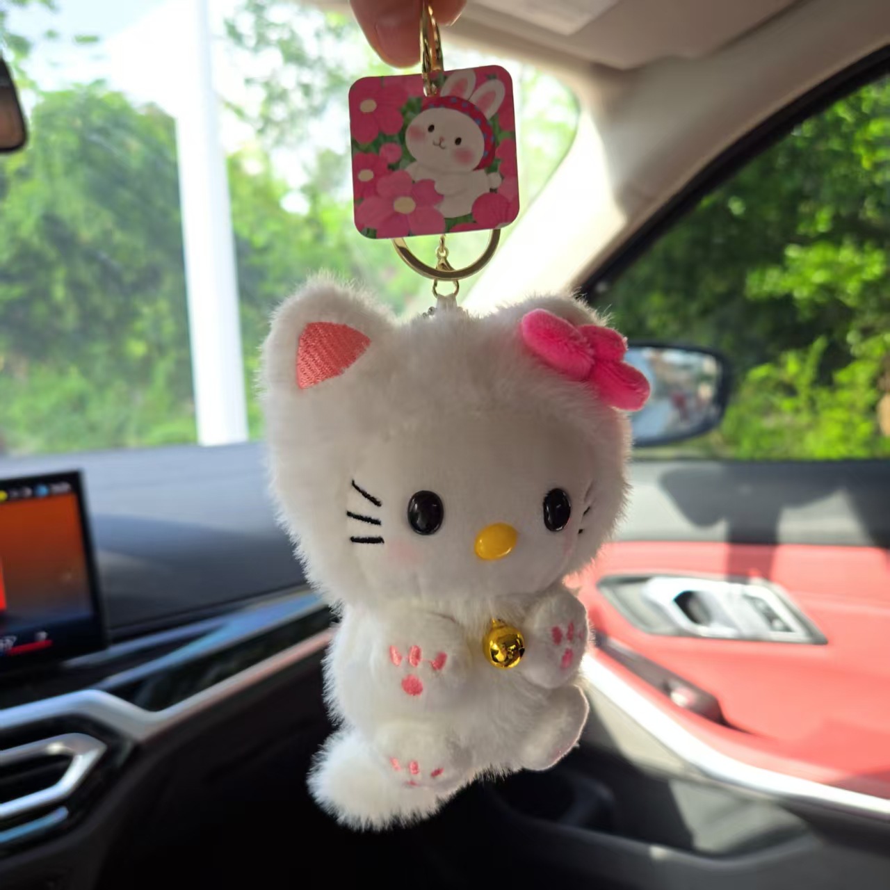 Kawaii HelloKitty Bell Kedi Ko - Car Accessories Decoration incelemesi ve fiyatı